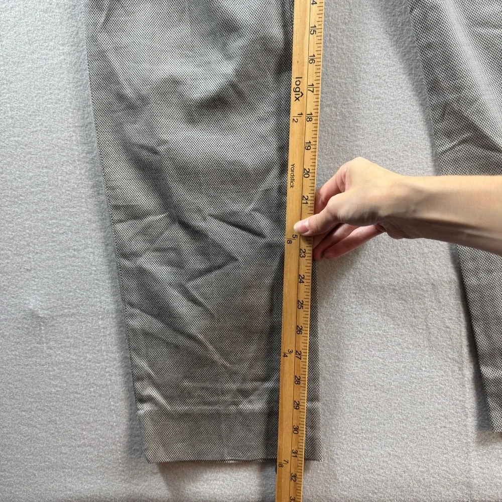Banana Republic Modern Slim Fit Men 32x32 Gray Micro Pattern Dress Pants